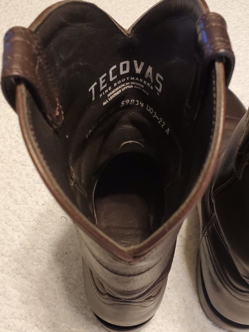 Mens Tecovas Boots 9 D "THE EARL" - Picture 4 of 7